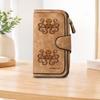 Ethnic-style Totem Octopus Long Zipper Wallet, Large-capacity Card Holder, Unisex Clutch Bag, Fashionable Zippered Coin Purse, Suitable for Daily