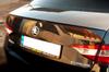 Спойлер LIP (Sunplex, черный) (119,2см* 7,3см) для Skoda Superb 2015-2024 гг