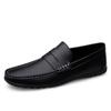 Men's Leather Shoes Driving Flat Casual Shoes Trendy Fashion Outdoor Lazy Loafers Men's Shoes
