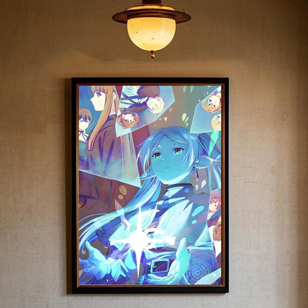 Poster Anime Frieren, artă HD, lipicios, perete impermeabil, casă, living, dormitor, bar, decor estetic