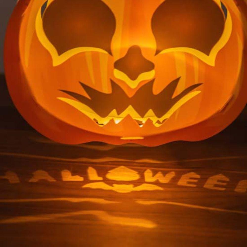 With Handle Halloween Lantern DIY Handmade Ghost Festival Lantern  Home Decoration