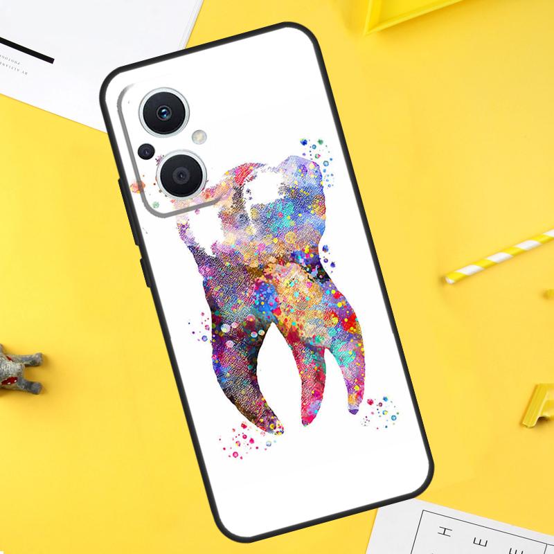 The Dentist Tooth Case For OPPO Reno 7 Reno 10 Pro 4 5 6 8 Lite 8T 4Z 5Z OPPO Find X6 X5 Pro X2 X3 Neo Cover