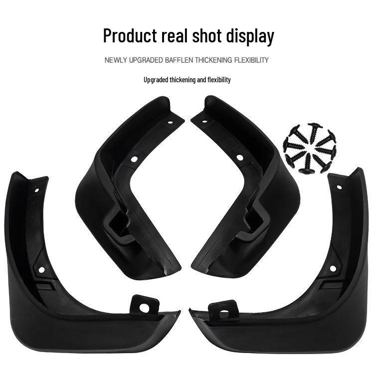 Custom Leather Mudguards for 2010-2013 Nissan Micra K13