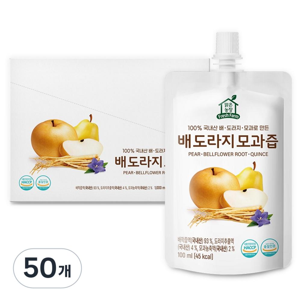 Malgeun Farm Pear and Balloon Flower Root Juice 50 pcs 100ml