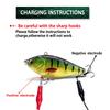 Vib Hard Bait Rechargeable Led Lighting Simulation Hard Bait Vibration Miruo Bait Electric Luya Simulation Bait
