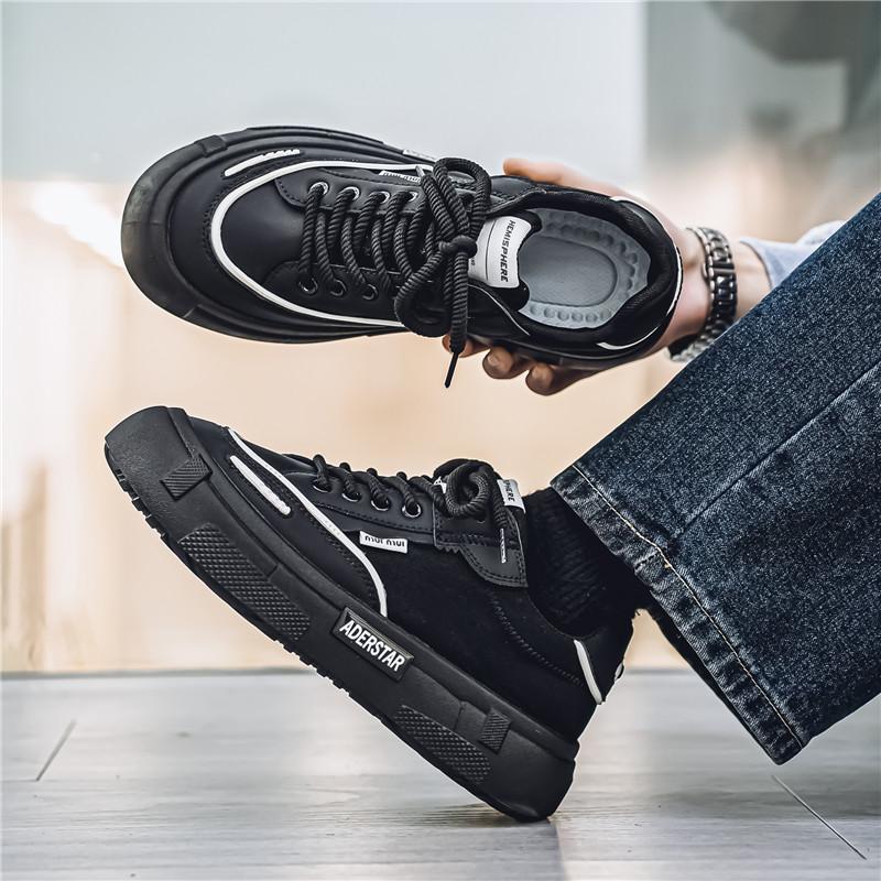 Chaussures de skateboard basses décontractées pour hommes, baskets confortables pour garçons, étudiants tendance, semelle souple, classiques, respirantes, antidérapantes