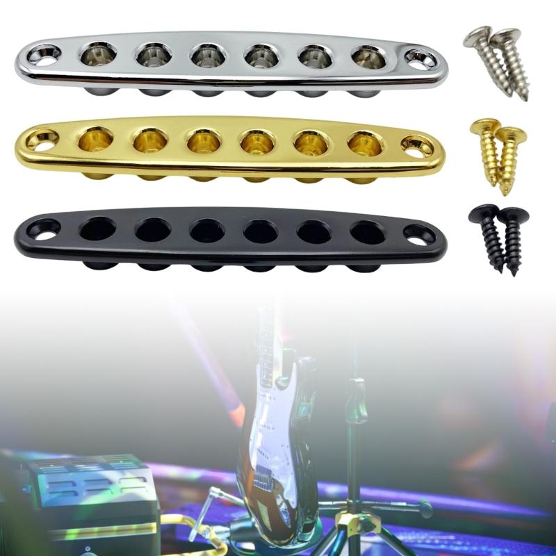 Guitar Bridge Ferrules Corrosion Resistant Improved String Tension Control Seamless Playabilitys Universal Compatibilitys