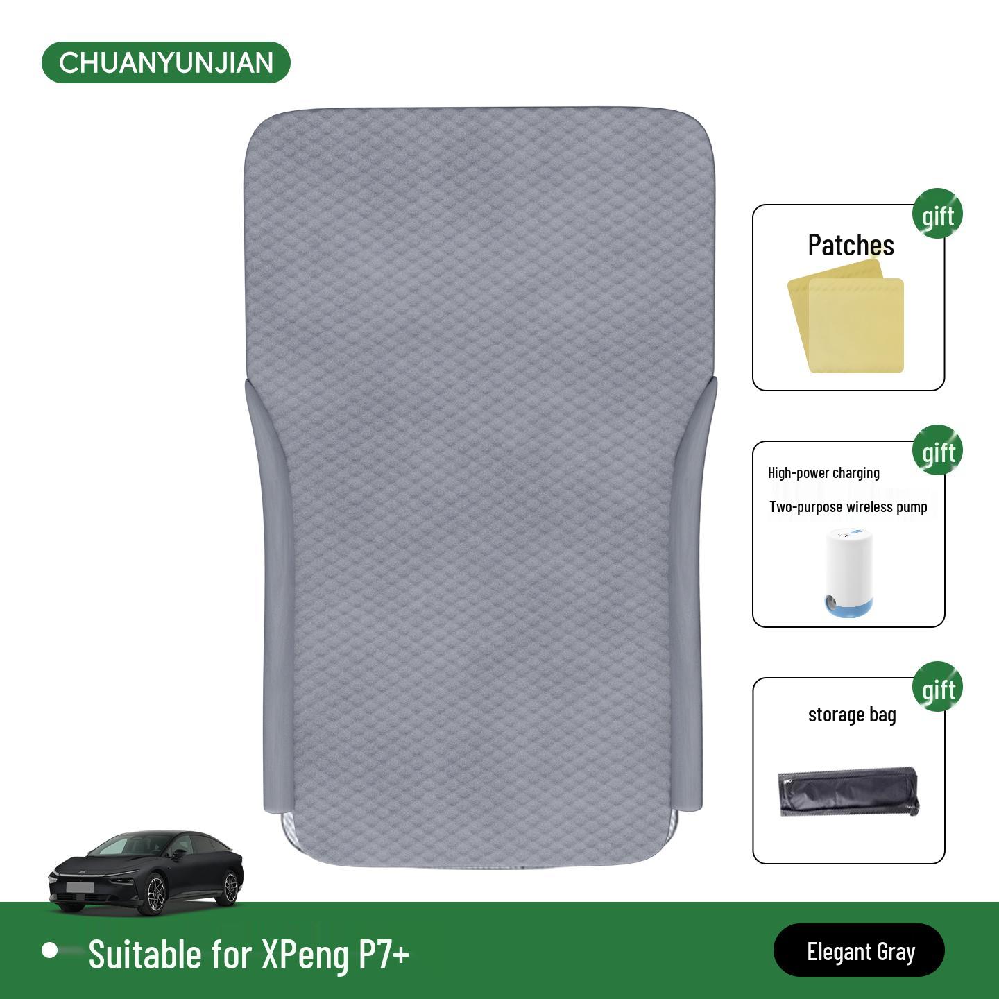 XPeng P7+ Car Rear Seat Sleeping Pad: Essential Mattress for Long-Distance Self-Drive Comfort XPeng P7+ 2024