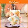 Plush Bear Keychain With Lace Design For Kids And Adults