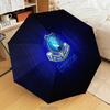 Parapluie Pliant Automatique Football Club Everton - Parapluie de Voyage à 8 Baleines avec Ouverture/Fermeture Automatique & Cadeaux Portables pour les fêtes ou les anniversaires