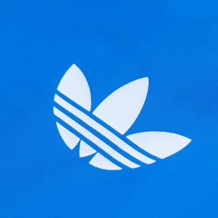 Adidas Originals Trefoil Snake Print Color Block Sports Hooded Jacket Men Outerwear Blue AC0479