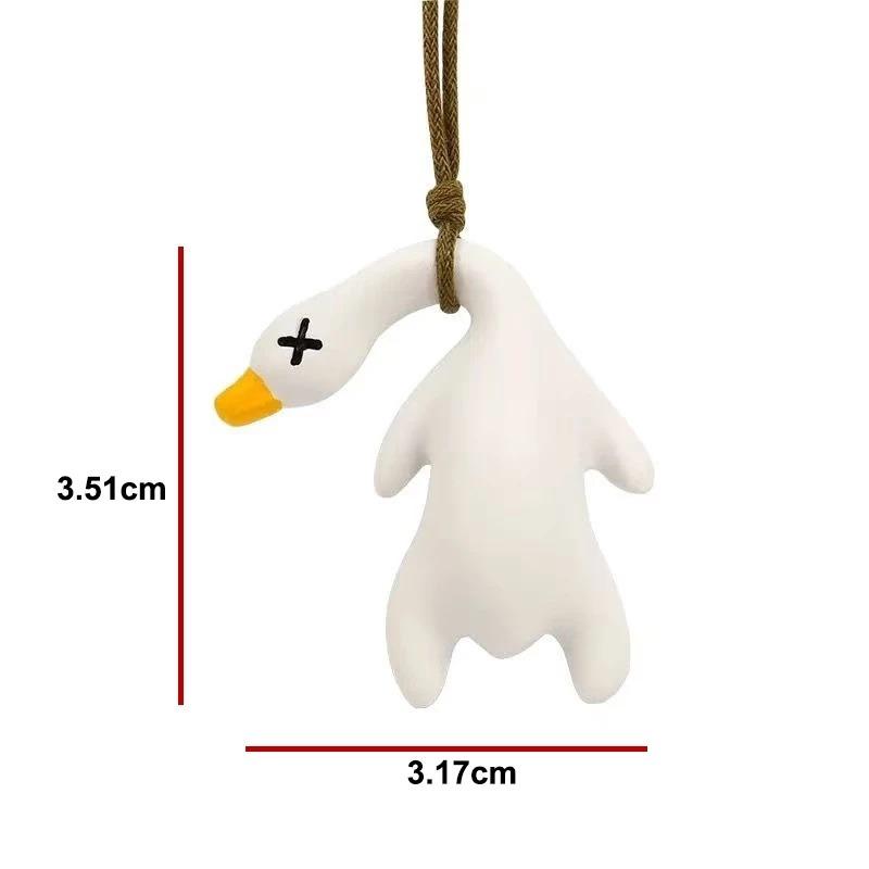 

Small Cute Car Color Changing Roasted Duck Funny UV Color Change Duck Creative Car Interior Ornament Friend Gift Color Changing Duck