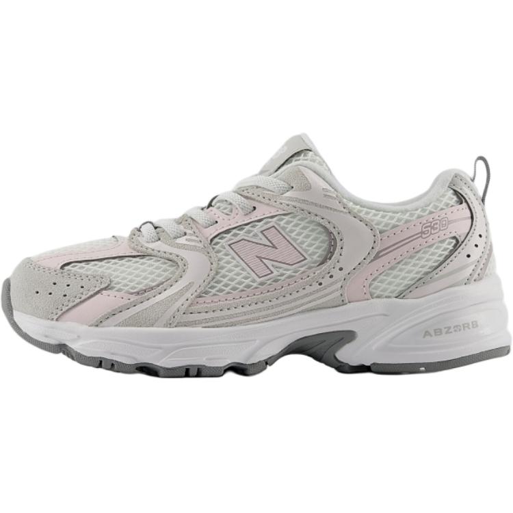 

New Balance NB 530 Fabric Comfortable Versatile Mid-Top Running Shoes Kids sneakers Gray White P5304AU 30