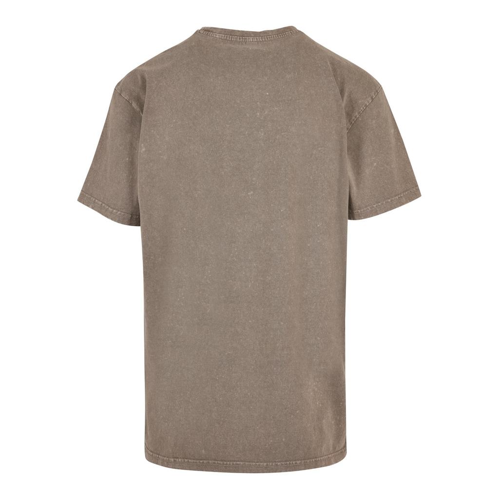 Build Your Brand Unisex Adult Acid Wash Heavy Oversized T-Shirt