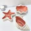 Shell Jewelry Tray Dish Durable for Rings Ceramic Compact Storage Scratch-Resistant Organizer Earrings