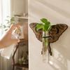 Wooden Wall Mounted Planter Vase Wall Decoration Minimalist Flower Pot  Indoor Hydroponics