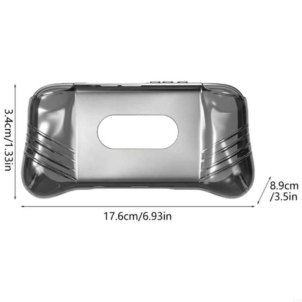 Soft Silicone Gaming Handhelds Case Wear-Resistant Clear Shell for MINILOONG Pocket 1