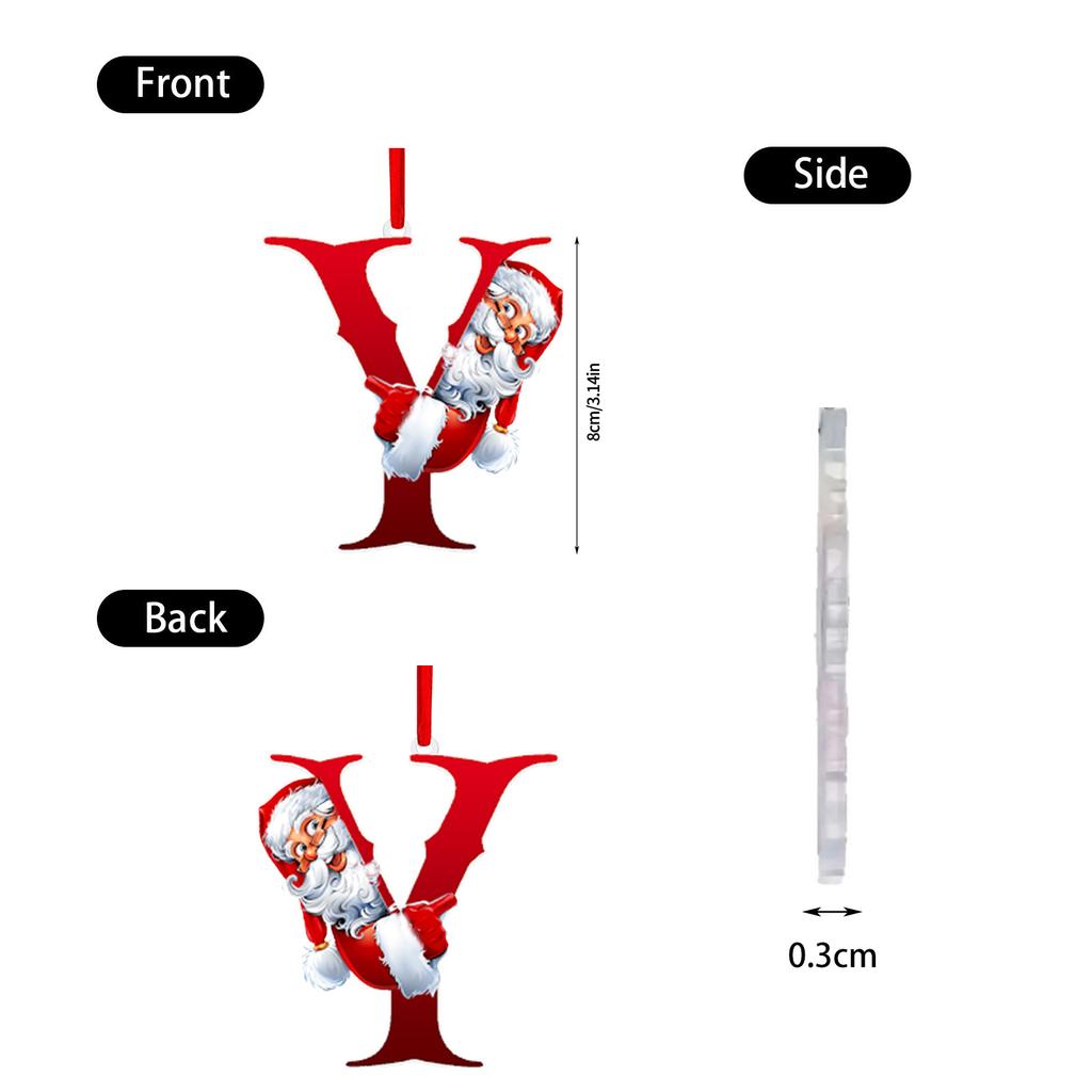 Christmas Decoration Pendant Christmas Tree Tag Theme Party Crafts Ornament