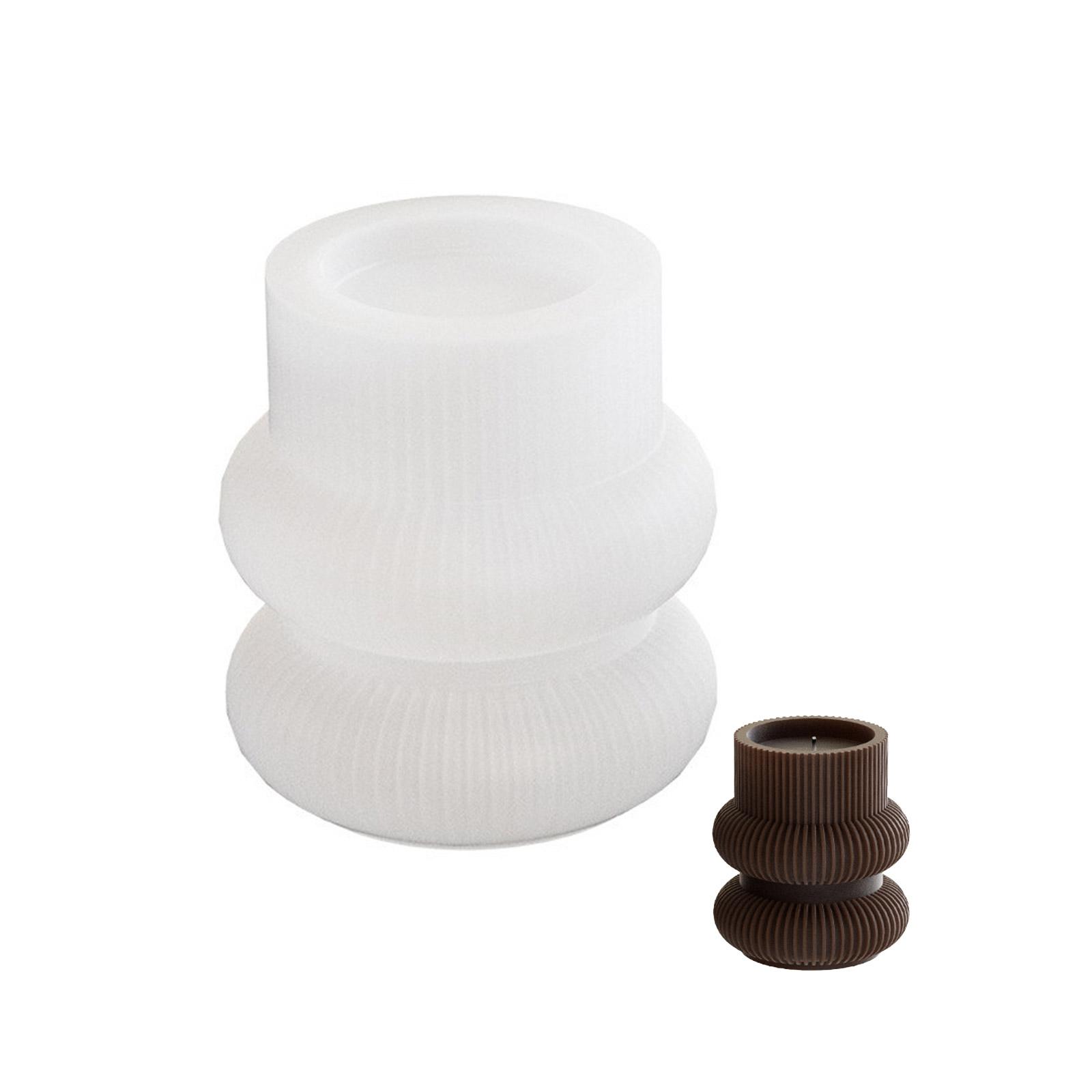 

Силиконовые формы для подсвечников, геометрические полосатые орнаменты, силиконовые формы для поделок, формы для подсвечников для ручного изготовления