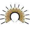 Krone Stirnband Heiligenschein Krone Kopfschmuck DIY Materialien Lolita Heiligenschein Krone Lolita Cosplay Zubehör für Barocke Diadem Kronen