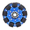Robot Omnidirectional Wheel Omni Wheel 4in Omnidirectional Aluminium Alloy Hub Component Part for Robot  DIY