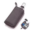 Genuine Leather Multifunctional Zipper Lock Car Key Case