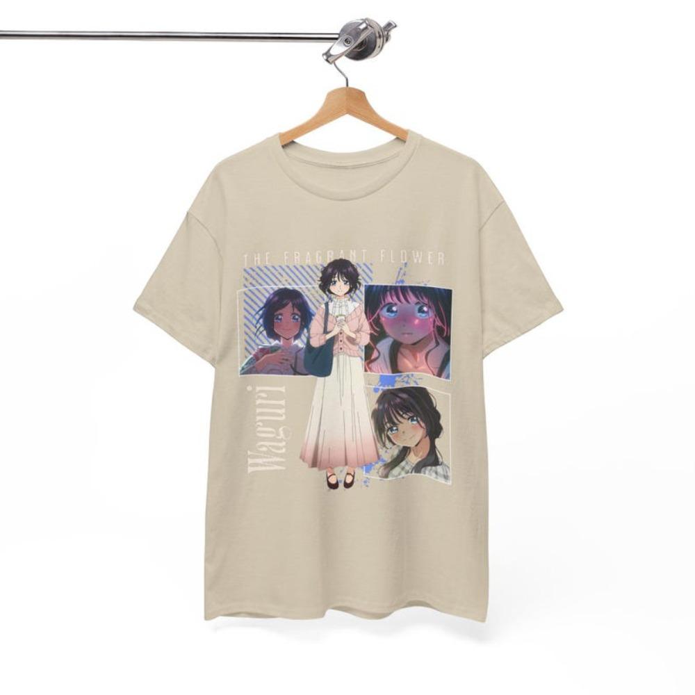 

The Fragrant Flower Blooms With Dignity Waguri Multi-Expression Panel Collage Vintage Anime Graphic T-Shirt XXXL
