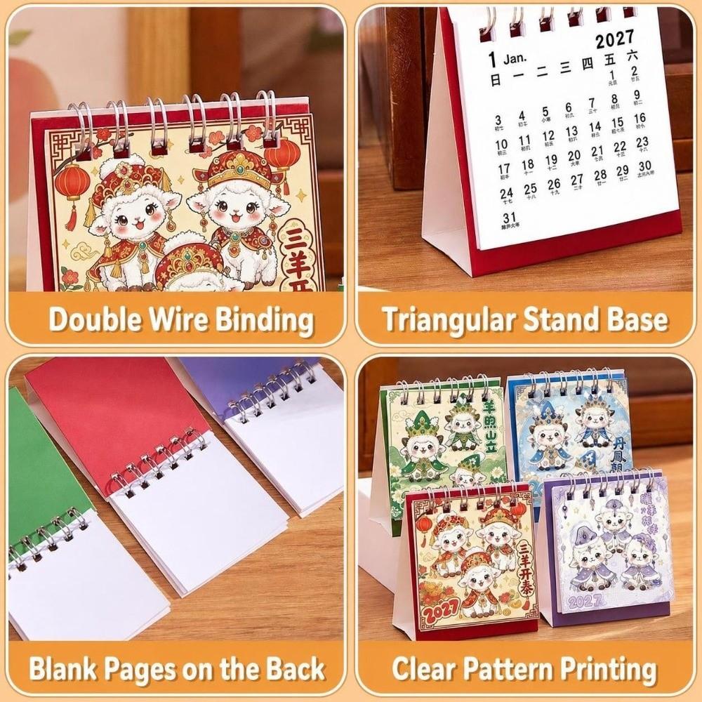 2027 Desktop Calendar Mini Memo Planner Durable Desk Calendar  Tabletop