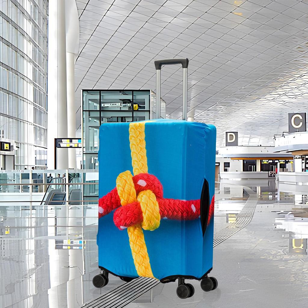 Trendy Elastic Luggage Protector Cover for Business Travel Suitcases