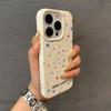 Colorful Polka Dot Lychee Pattern Phone Case for Apple iPhone 11, 14, 15, 16Pro, 17, 17ProMax - Soft Shell