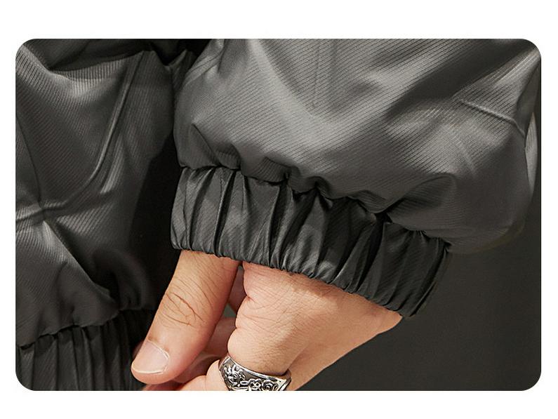 Veste d'hiver de travail pour homme - Duvet de canard blanc - Épaisse, Chaude et Coupe ample pour les grandes morphologies.