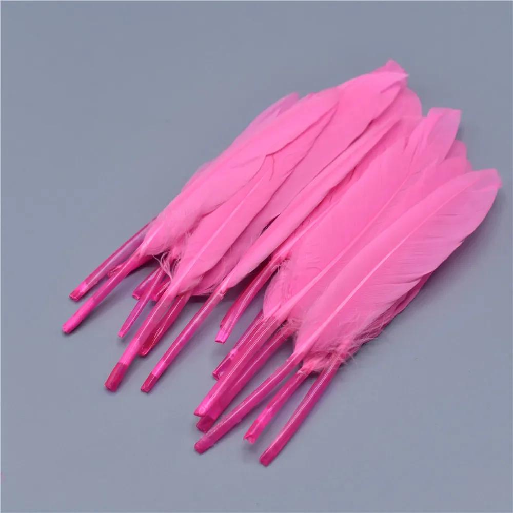 Duck Feathers for Crafts 10-15CM/4-6" Goose Feathers for Jewelry Making White Wedding Feathers Decoration Carnaval Assesoires