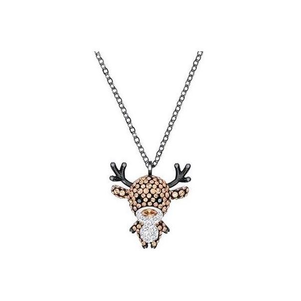 Swarovski Little Deer Necklace Women necklace 5409466 Gold Plated,F