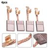 Carbon Brushes 0.51 X 0.39 X 0.11 Inches 4pcs Reliable Stable Characteristics