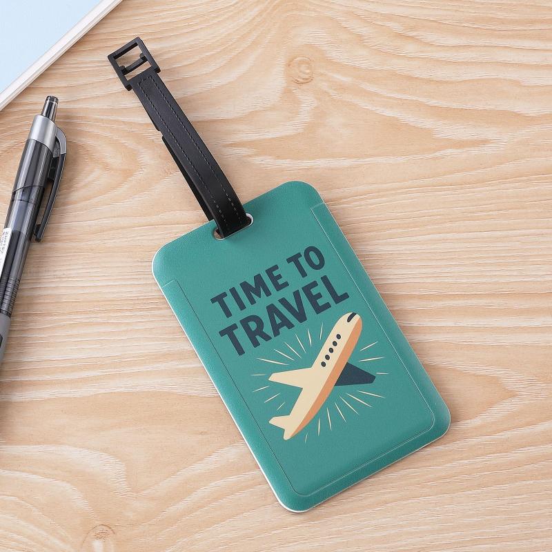 

Travel Accessories Creative Baggage Boarding Tags Luggage Tag Animal Cartoon Silica Gel Suitcase Id Addres Holder Portable Label A4