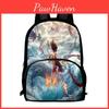 Nezha Durable Backpack Oxford Bookbag For School Use Large Capacity Gift Bag