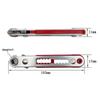 Red Magnetic Bidirectional Ratchet Screwdriver Right Angle Elbow Cross Shaped Hand Tool Accessory Set