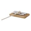 Meditation Trios Chime, Three Tone Solos Percussion Instrument Eastern Energy Chime for Yoga, Meditation & Classroom Use