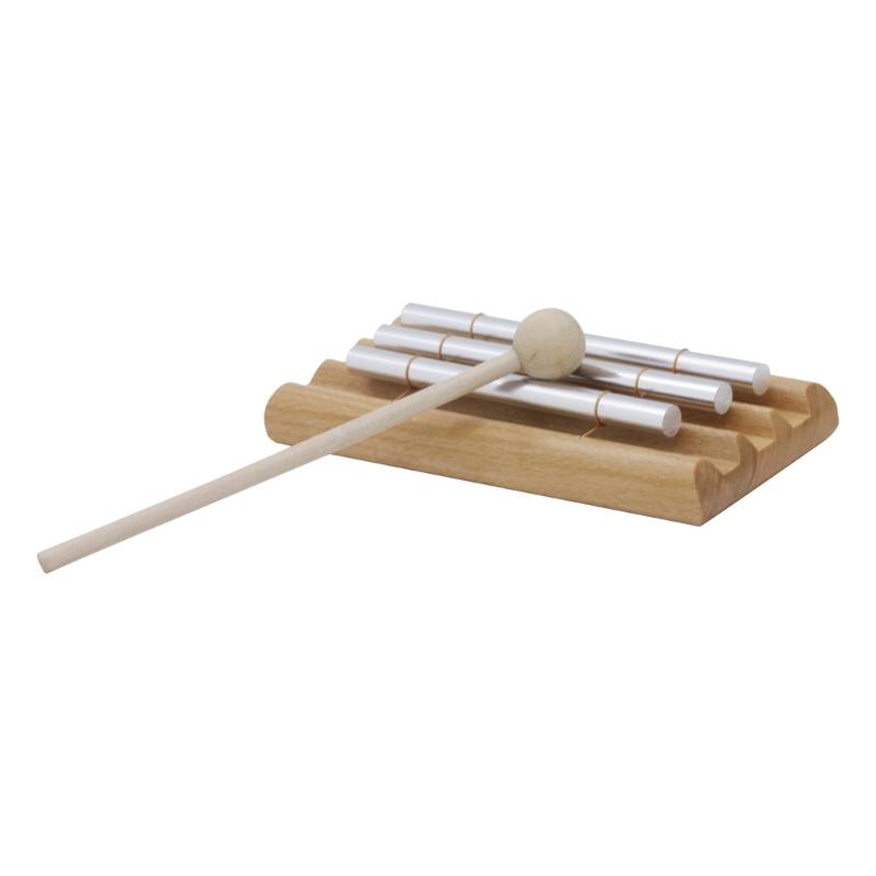 Meditation Trios Chime, Three Tone Solos Percussion Instrument Eastern Energy Chime for Yoga, Meditation & Classroom Use