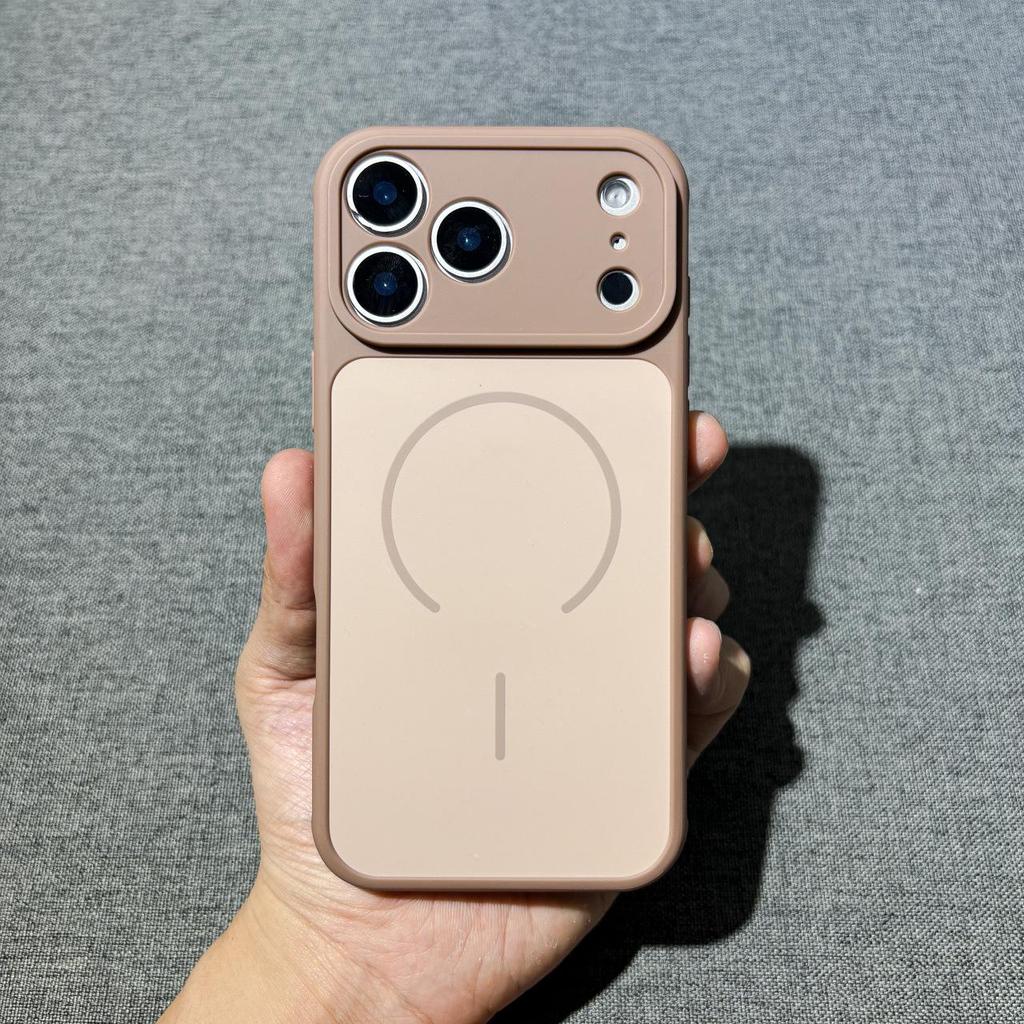 iPhone 17 Pro Max Magnetic Lens Protection Case - Full Coverage, Anti-Drop, Frosted Feel