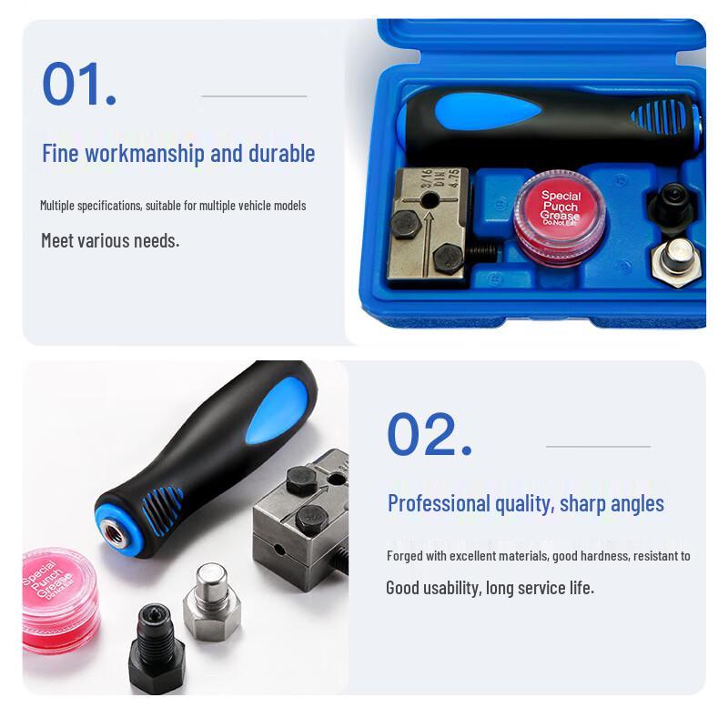 Automotive Brake Pipe Flaring Tool Kit CN plug (adapter included)