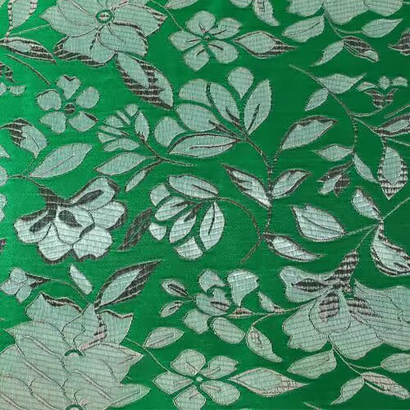 Jacquard Brocade Fabric By Meters for Cheongsam Dress Clothes Bag Pillowcase Diy Sewing Smooth Soft Flower Needlework Cloth Red