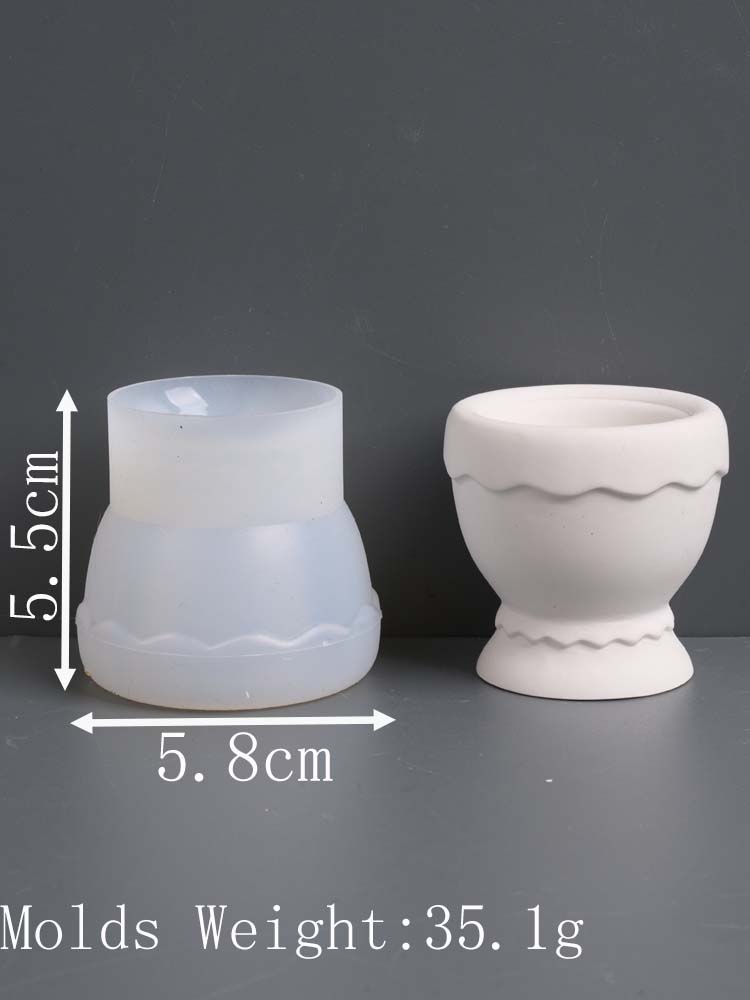 

Форма для хранения яиц Силиконовая форма Креативная скорлупа пасхального яйца Чашка для свечи Подсвечник Изготовление УФ Эпоксидная смола Форма Домашний декор Гипсовое ремесло