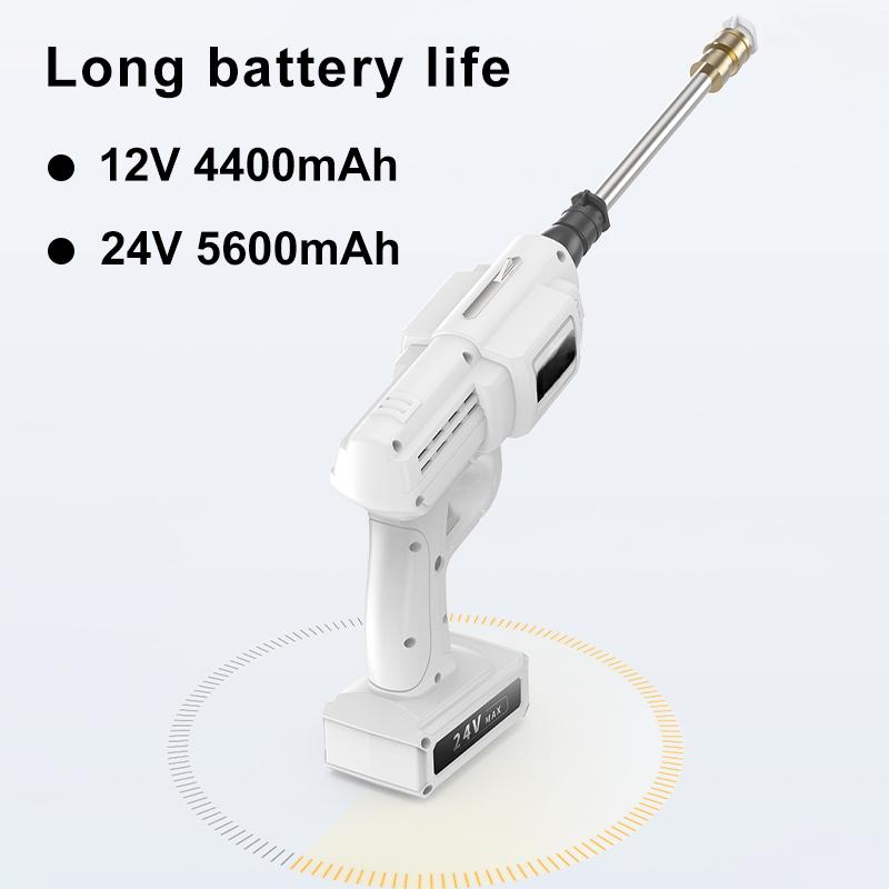 120-200W Cordless High Pressure Car Washer Guns 12/24V Handheld Auto Spray Car Clearning Tools Washing Machine Garden Water Jet