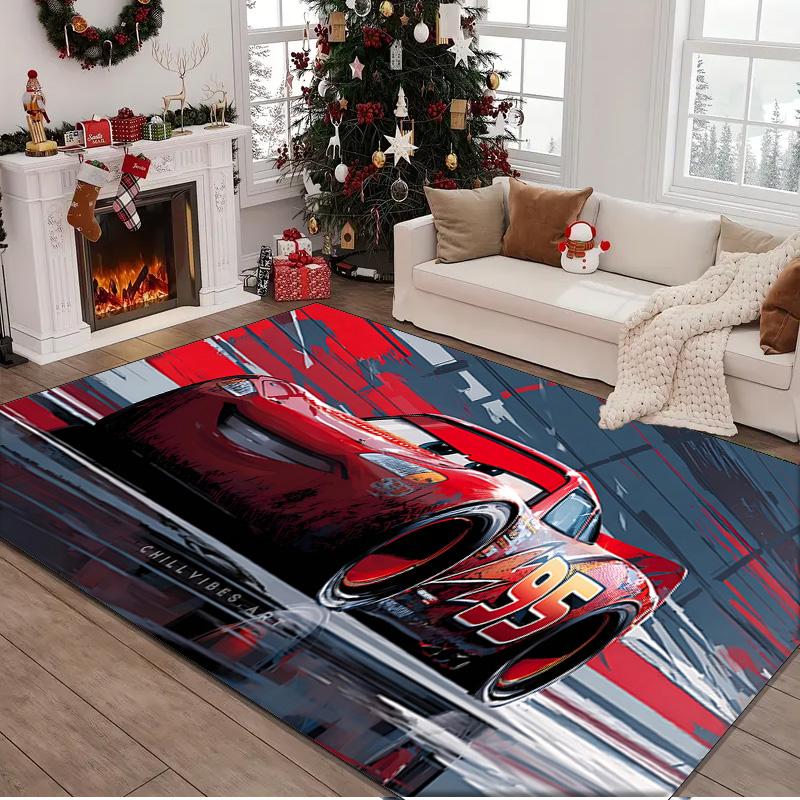 Racing car Rug Area rug for Livingroom, Bedroom, Palyroom, Chair Rug, Office Rug, Floor mat, Large Size Fan Christmas Birthday gift