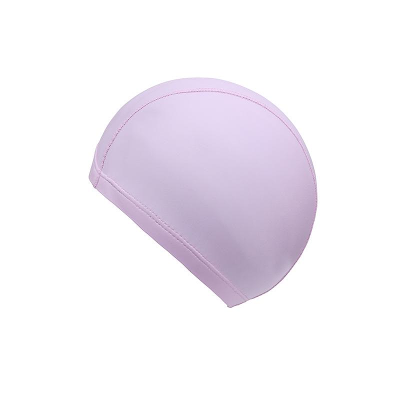 Nabeimeibu Adult Solid Color Cloth Swimming & Cycling Cap - Black, Individually Packaged