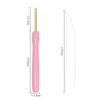 Garn Nadel Stich Werkzeuge 3,5/5mm Punch Needle Stickerei-Sets Kunststoffe Stickerei Stift Häkeln Stricken DIY Handwerk Nähen