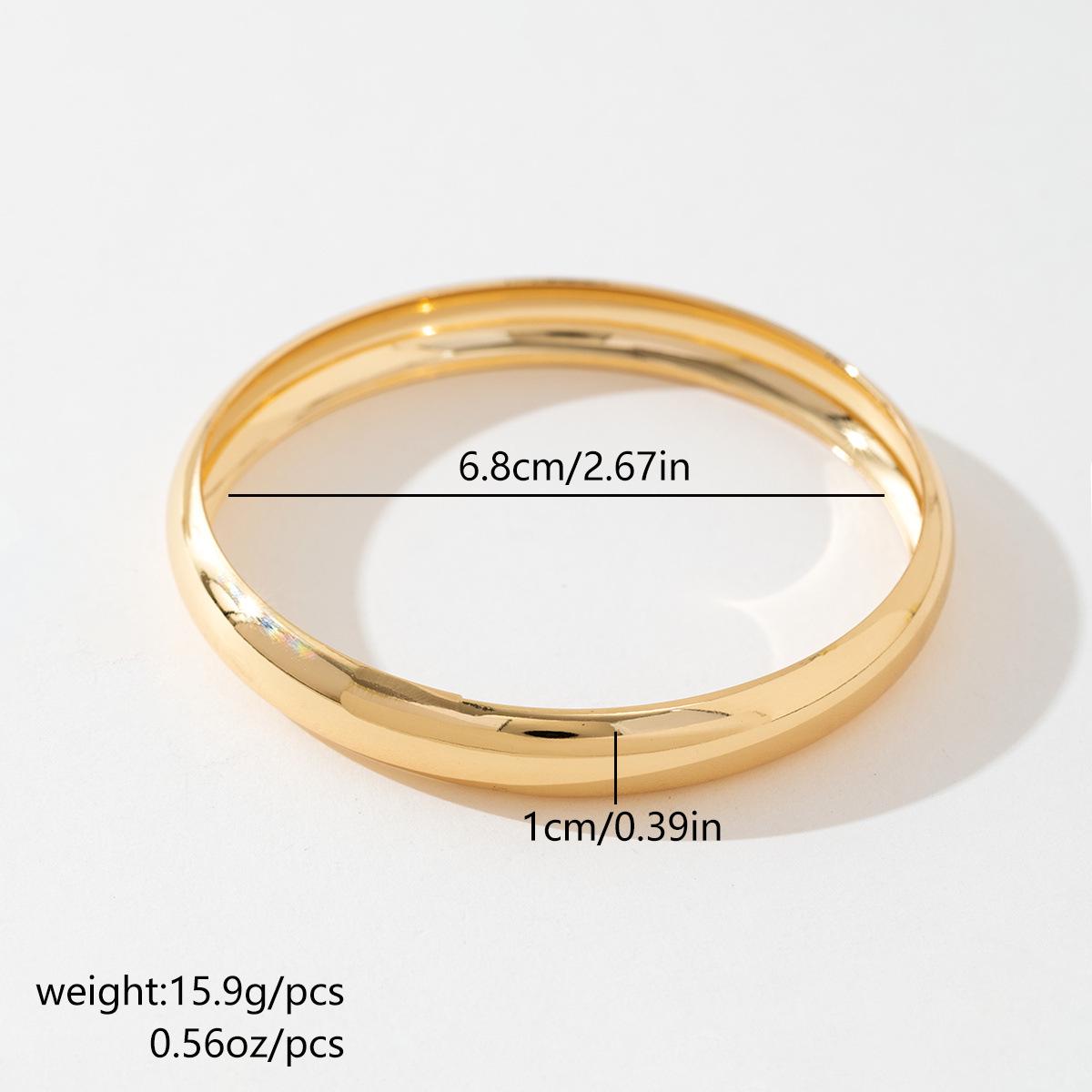 

Неправильный открытый браслет-манжета из золотого сплава для женщин - Легкая роскошь, европейский и американский стиль