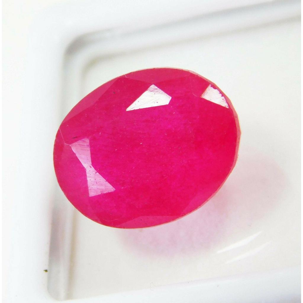 Natural Red Ruby Loose Gemstone 8.35 ct Oval Shape for Jewelry Making and Gem Collections