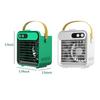 Ventilatore del condizionatore d'aria con supporto per telefono Specchio di raffreddamento Raffreddatore d'aria Umidificatore Raffreddatore di spazio da 180 ml 3